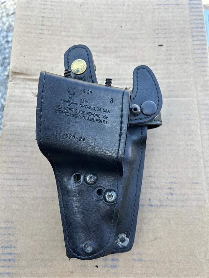 SAFARILAND Gun Holster for S&W K Frame 10 11 12 15 19 64 66 67 68 4" RUGER RH - Image 3 of 4