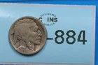 1917-S 5C INDIAN HEAD BUFFALO NICKEL EARLY US TYPE COIN RAW-884