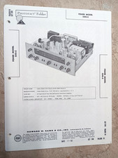 NOS SAMS PHOTOFACT SERVICE MANUAL 588/10 Fisher 500-S am fm receiver stereo AMP