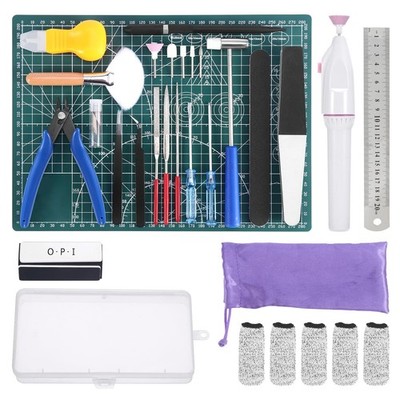 29Pc Hobby Model Building Tools Kit Side Cutters Files Grinding for Gundam Assem