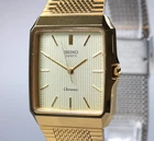 Vintage 1984 [N MINT] Seiko Chronos 9021-5220 Gold Tank Quartz Mens Watch JP