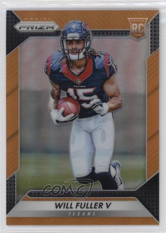 2016 Panini Prizm Rookie Orange Prizm 299/299 Will Fuller V #268 0i1b