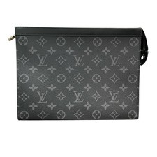 LOUIS VUITTON Pochette Voyage MM business bag Monogram Eclipse Monogram canv...