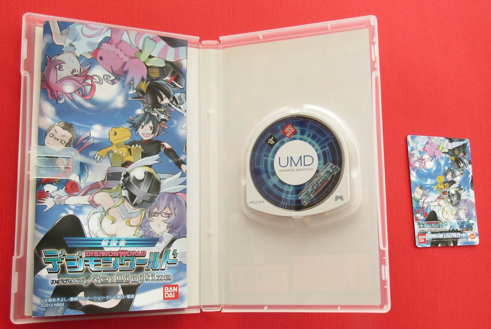 PSP Digimon Adventure & World Re Digitize Limited Card set of 2 Japanese