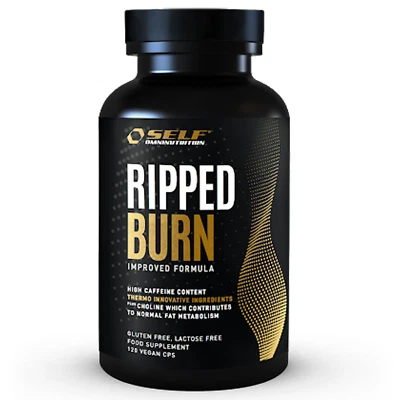 SELF OMNINUTRITION Self Ripped Burn 120 cps Bruciagrssi Termogenico per Dimagramento con Caffeina