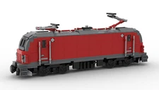 LEGO ® MOC railway instructions Siemens Vectron series EB 3200 from DSB