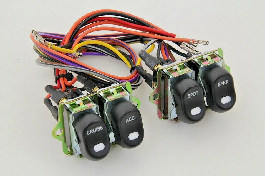 Комплект переключателей обтекателя Harley FLHTCUI черный 70271-98 V-Twin 32-7014 Y1 - Изображение 3 из 4