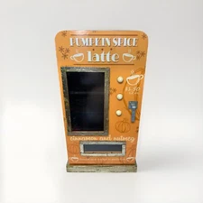 HTF Pumpkin Spice Latte Display Cabinet Vending Fall TJMaxx Homegoods Rae Dunn