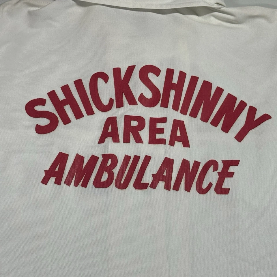 Vintage 70’s Shickshinny PA Ambulance Volunteer Corps Button Up Shirt - Image 2 of 4