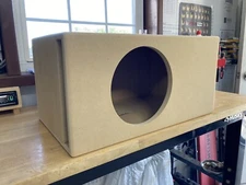 Custom Universal 10in Ported Subwoofer Enclosure / Speaker Box 33Hz 1.50 cu. ft.