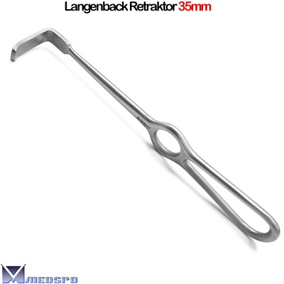 Langenbeck Wound Hook Sinus Lift Surgery Wound Spreader Cooker Retractors Dental