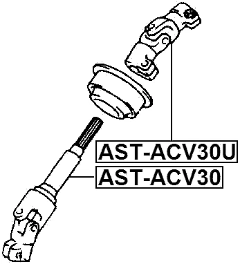 Upper Intermediate Steering Shaft Fits Toyota 45209-33010 - Picture 8 of 12