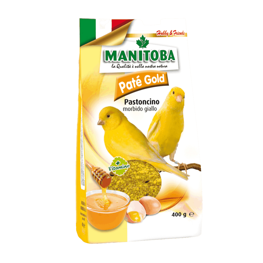 Mangime complementare pastoncino per canarini ed esotici - Manitoba Patè Gold