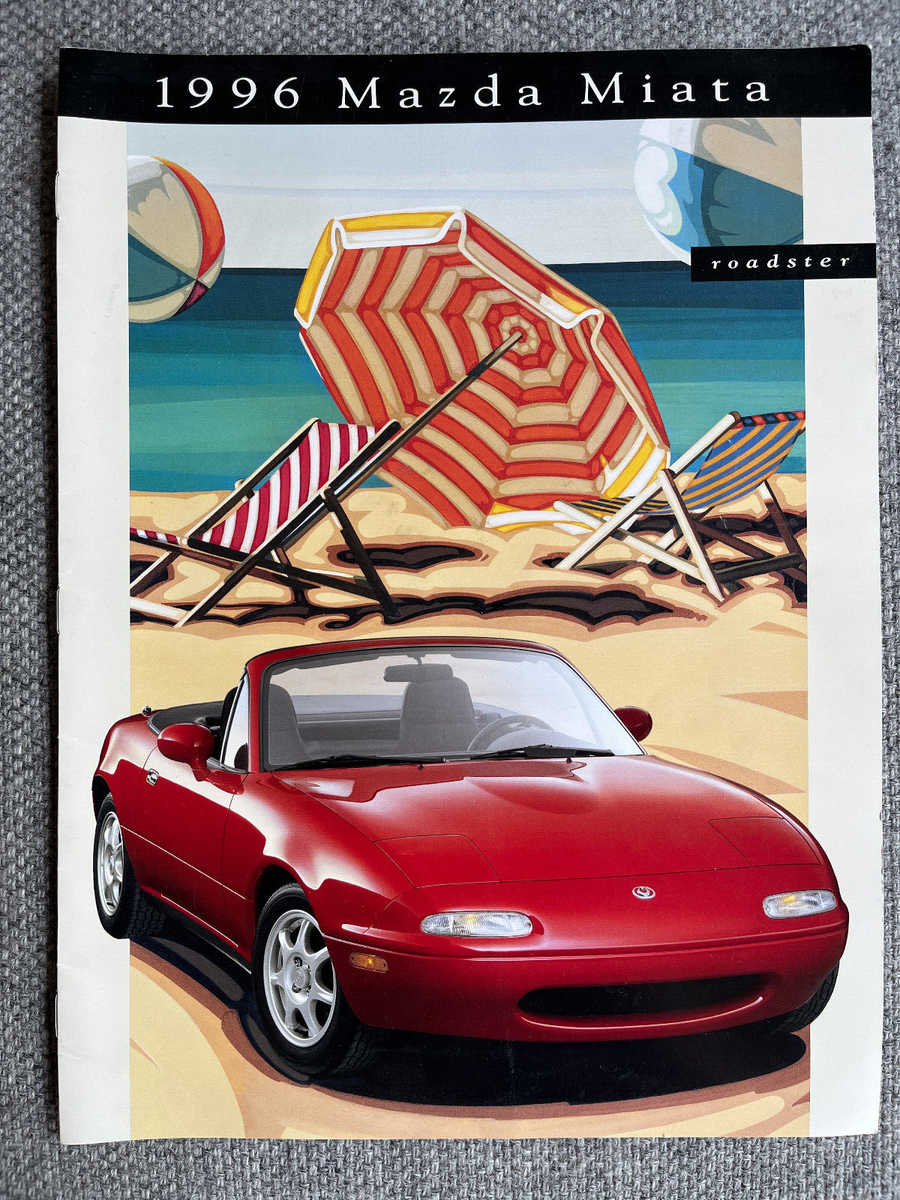 1996 Mazda Miata Mx-5 Mx5 Original Car Sales Brochure 11 pages