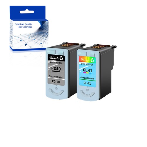 PG-40 CL-41 Ink Cartridge for Canon iP1700 iP1800 MP150 MP210 MP450 MP470 MX300 - Picture 1 of 6