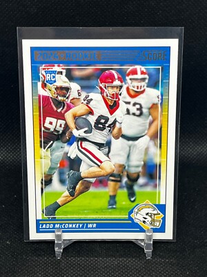 2024 Score Football Ladd McConkey #328 RC