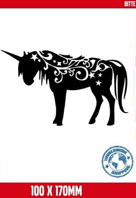 Unicorn, Unicorn 10x17cm Sticker, Sticker, Car Collant, Decal, Etiquette