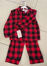 Plaided christmas pajamas Kids Unisex