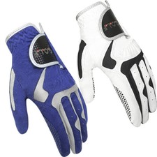 2PCS Mens Golf Gloves Cool and Comfortable Bl...