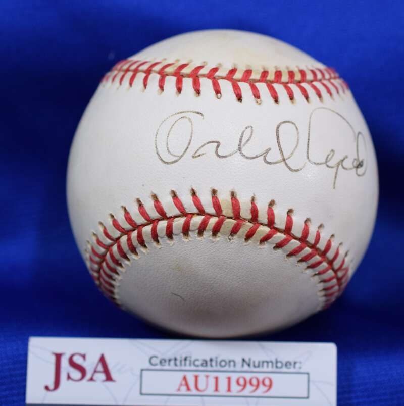 Orlando Cepeda JSA COA Autographed National League Signed Baseball