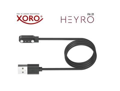 USB Ladekabel für XORO SMW 20, Heyro Fit 21 Smart Watch Charging Cable