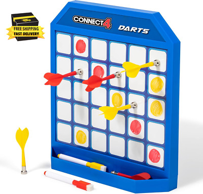 Connect4 Darts - Magnetic Dartboard      