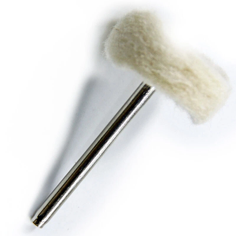 10PC Abrasive Buffing Wheel for Rotary Tool Wool Polishing with 1/8" 3.2mm Shank - Image 4 of 4