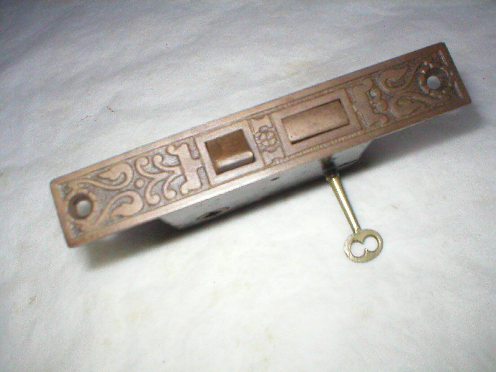 Antique Victorian Era Decorative Mortise Lock