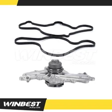 Water Pump Fit Ford Edge Fusion Lincoln MKX MKT Mazda CX-9 w/Single Sprocket