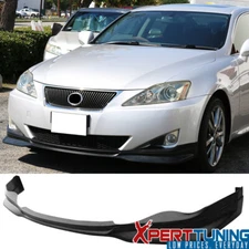Fits 06-08 Lexus IS250 IS350 Sedan 4-Door Front Bumper Lip PP Unpainted Black
