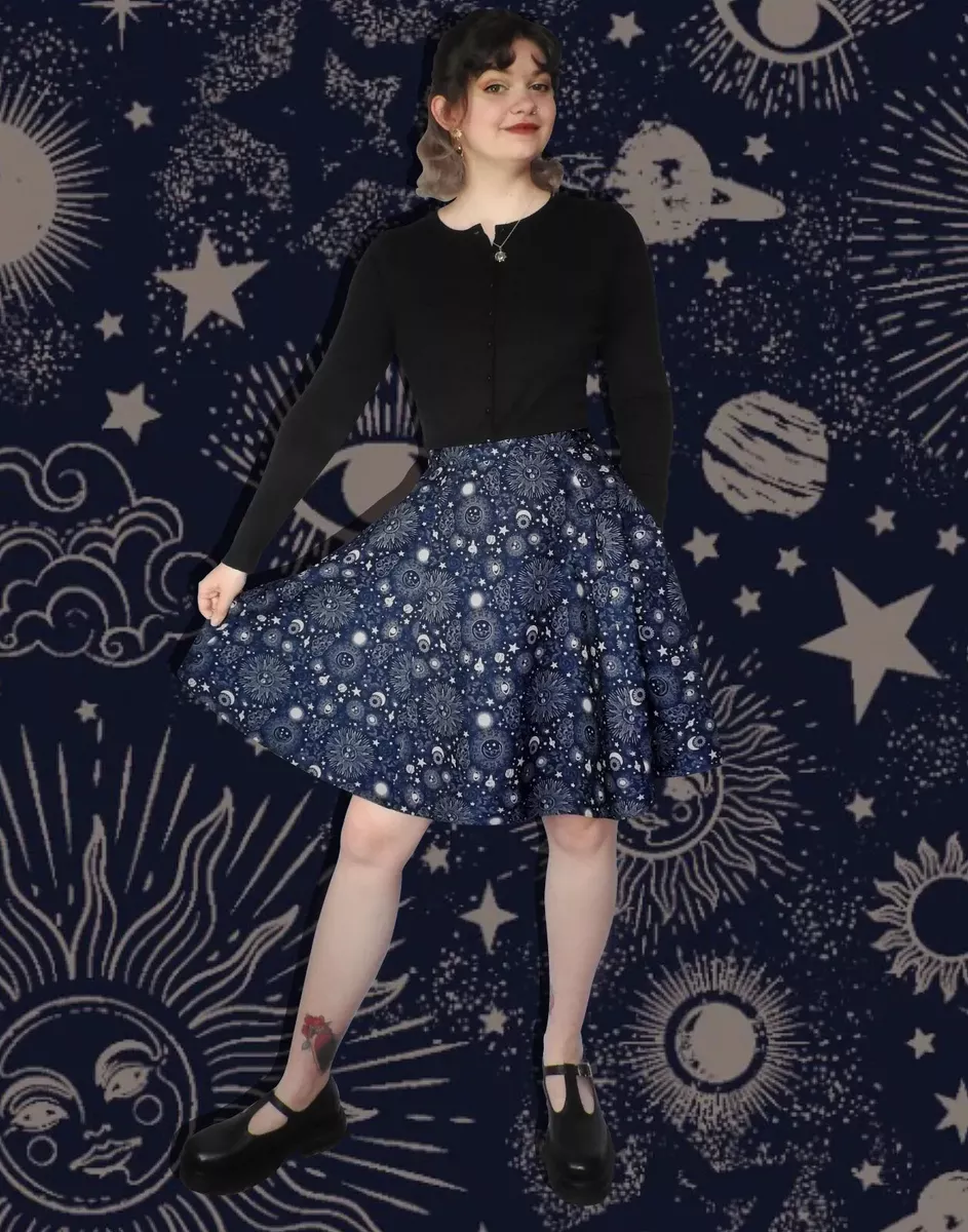 Star top zip skirt