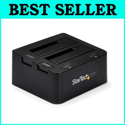 Universal USB 3.0 Dual-Bay Dock for Easy Access to 2.5/3.5'' SATA & IDE Drives