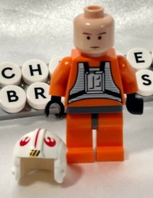 X-Wing Pilot Luke Skywalker sw0090 | Star Wars 6212 | LEGO Minifigure Figure