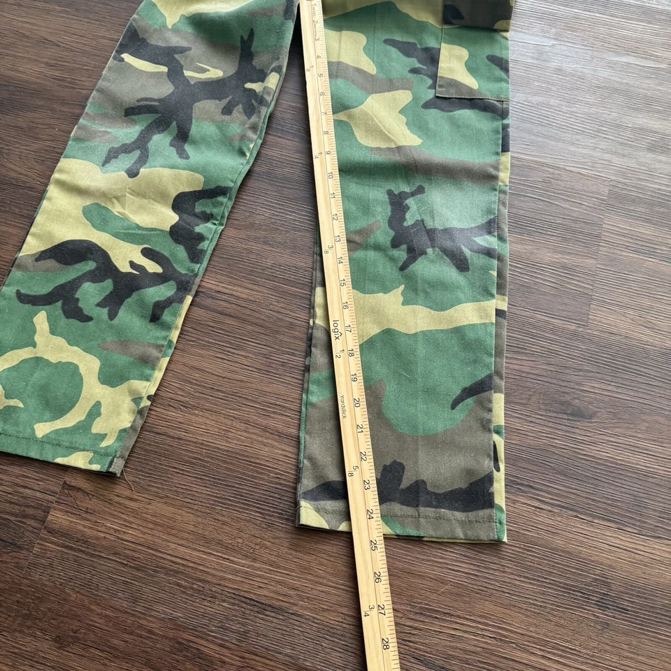 US Army Military Youth 12 Camouflage Camo Coveralls Full Body Vintage 90s or 80s - Image 4 of 4