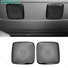 For Toyota Sienna 2021-2024 Black Steel Tailgate Trunk Speaker Horn Frame Trim