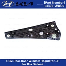 Genuine 83403A9000 Rear Door Window Regulator Left Driver Side for Kia Sedona