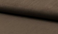Luxury STRETCHY Faux Suede Suedette Fabric Material - BROWN