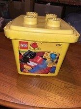 VNT Lego Duplo 2997 Preschool Building Toy Container w/Handle (Container Only)
