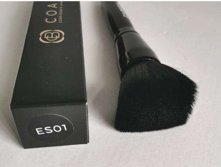 Coabe Zamira Flat Top Foundation Kabuki Brush ES01 Black New & Boxed x1