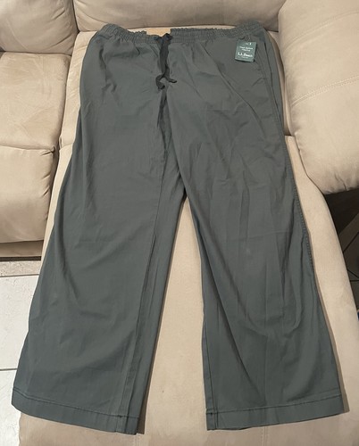 L.L. Bean Women’s Lakewashed Pull-on Chinos, Mid-Rise Wide-Leg Size 18 Reg - 第 2/5 張圖片