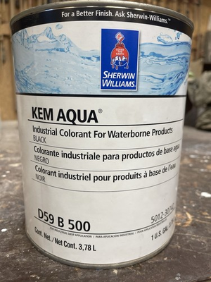 #ad Sherwin Williams Industrial Paint Colorant For Waterbased Products Black Gal. $99.99