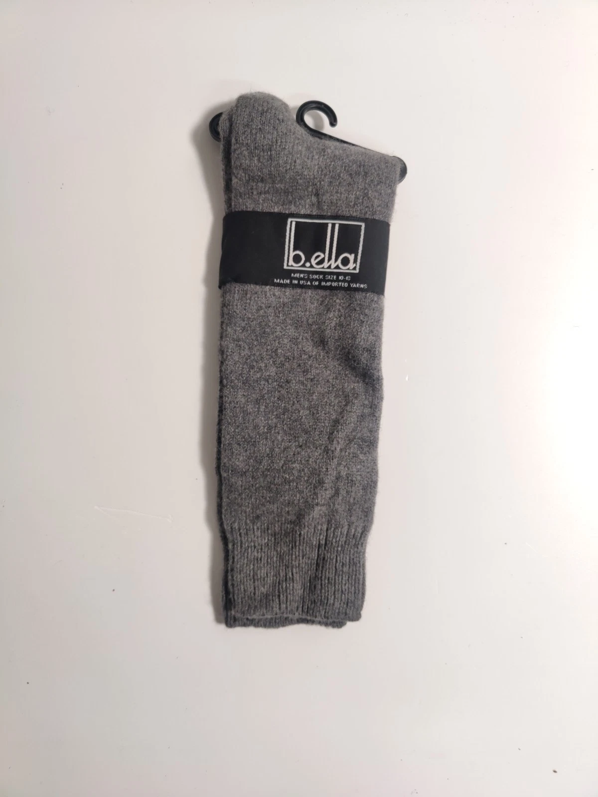 b.ella - men's socks - gray -85% Cashmere blend - Made in USA **K0**