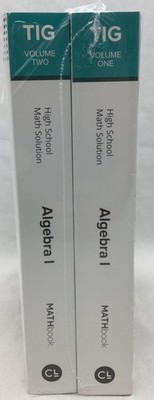 Carnegie Learning Algebra 1 Vol 1 & 2 Teacher s Guide Edition High School Math