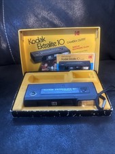 Kodak Ektralite 10 Camera w/Built In Flash, Box  Owners Manual Untested