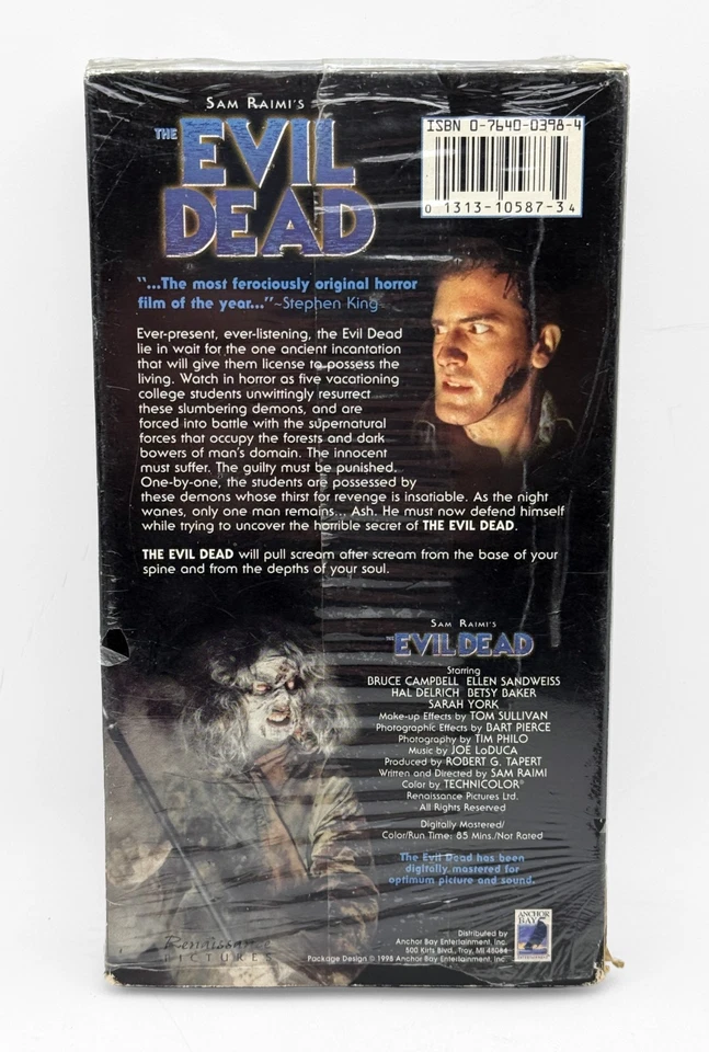 THE EVIL DEAD Trilogy 1, 2, 3 Army of Darkness OOP VHS Bundle - Lot of 3 Tapes - Image 3 of 4