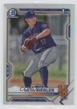 2021 Bowman Draft Chrome Refractor Calvin Ziegler #BDC-123 fz0