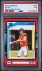 2024 PANINI DONRUSS PRESS PROOF RED #369 BO NIX PSA 7