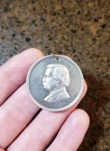 RARE 1894 ROCKFORD ILLINOIS GENERAL JOHN A LOGAN CIVIL WAR GAR MILITARY MEDAL