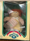 1984 Cabbage Patch Doll Edi Carlie In Original Box, Long Red Braids, Blue Eyes