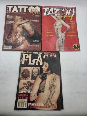3 X Tattoo Life Magazines With Tattoo Design Options - image 1 of 4
